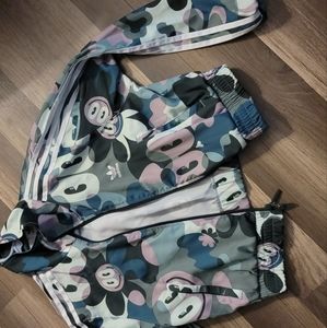 Hattie Stewart zip up Adidas crop jacket